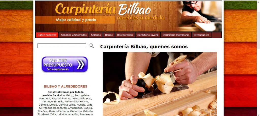 Carpintero en Bilbao