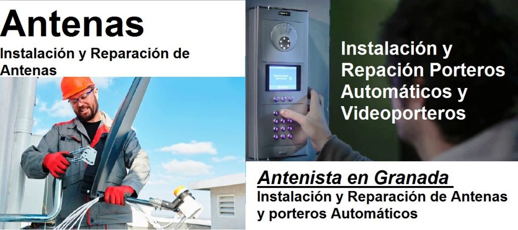 Antenista Granada, Antenas porteros y video porteros